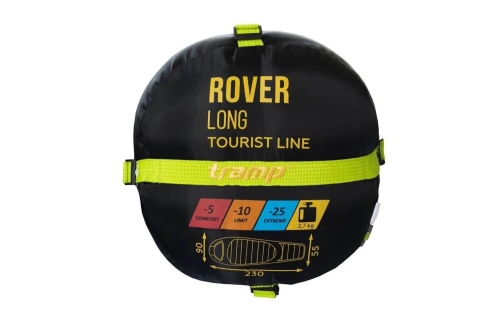 Спальный мешок Tramp Rover Long кокон, 230/90-55см левый (UTRS-050L-L)