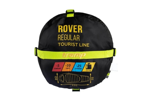 Спальный мешок Tramp Rover Regular кокон, 220/80-55см правый (UTRS-050R-R)