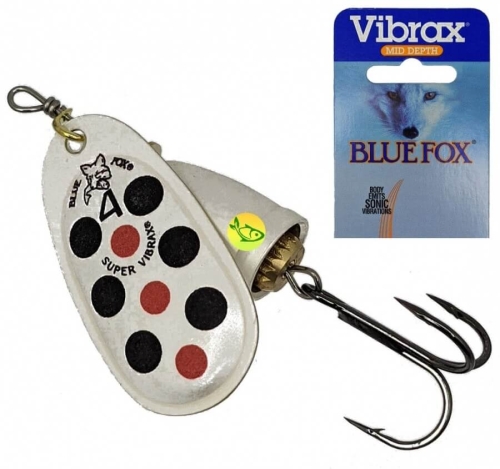 Блешня Blue Fox Vibrax UV 10г BFU4 SBRU (блістер)