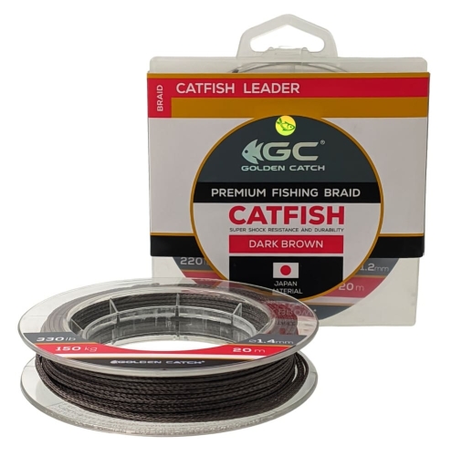 Повідковий матеріал Golden Catch Catfish Leader 20м 0,70мм