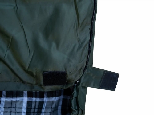 Спальный мешок-одеяло Totem Ember Plus XXL с капюшоном, олива, левый (TTS-015-L)