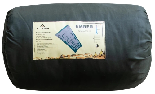 Спальний мішок-ковдра Totem Ember, олива, лівий (TTS-003.12-L)