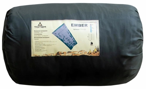 Спальный мешок-одеяло Totem Ember, олива, правый (TTS-003.12-R)