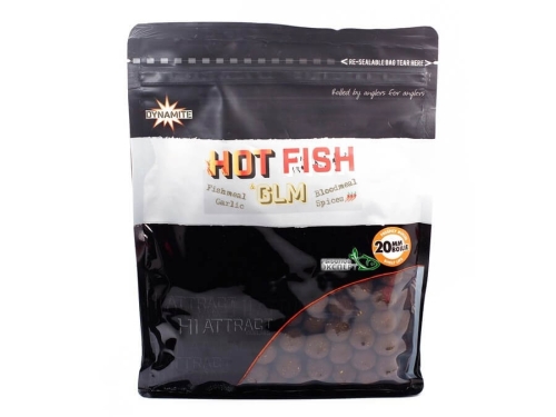 Бойлы Dynamite Baits Hot Fish & GLM 1,0кг 20мм (DY1009)