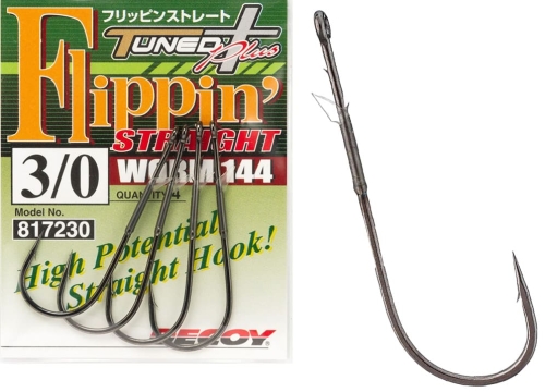Крючки Decoy Worm 144 Flippin Straight №1/0