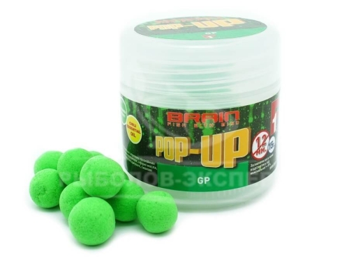 Бойлы Brain Pop-Up F1 Green Peas (зеленый горошек) 10мм