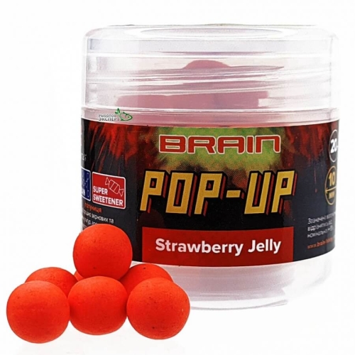 Бойлы Brain Pop-Up F1 Strawberry Jelly (клубника)