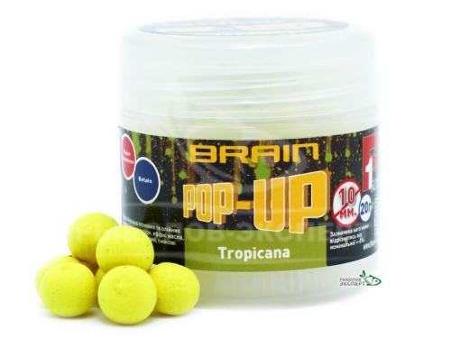 Бойлы Brain Pop-Up F1 Tropicana (манго) 10мм