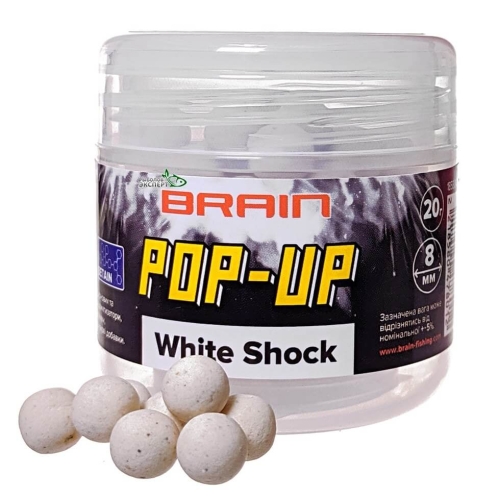 Бойлы Brain Pop-Up F1 White Shock (белый шоколад)