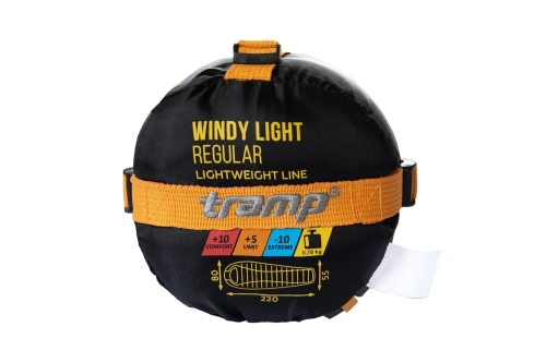 Спальный мешок Tramp Windy Light, кокон, левый (UTRS-055-L)