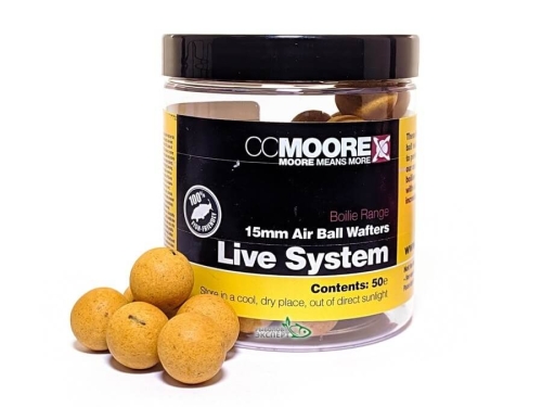 Бойлы CC Moore Live System Air Ball Wafters 15мм, 50шт