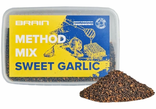 Прикормка Brain Method Mix Sweet Garlic (мед/часник) 400г