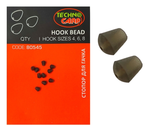 Стопора для крючка Technocarp Hook Bead (10шт/уп)