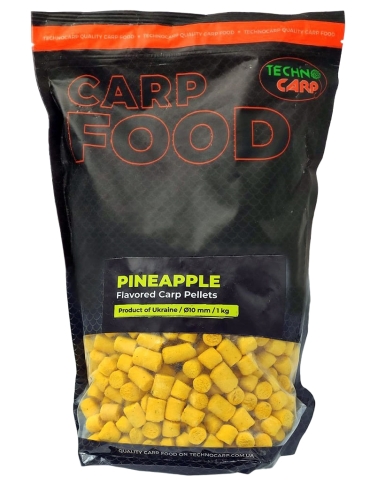 Пеллетс Technocarp Flavored Carp Pellets Pineapple (Ананас) 10мм 1кг