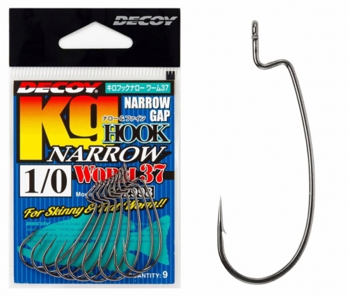 Гачки Decoy Worm 37 KG Hook Narrow №01