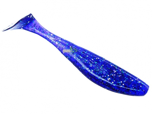 Силикон Fishup Wizzle Shad 2,0" 060 - Dark Violet/Peacock & Silver (10шт/уп)