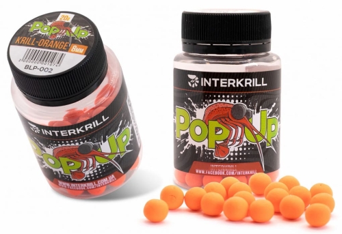 Бойли Interkrill Pop-Up Krill-Orange 8мм 20г