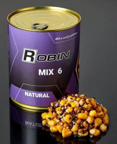 Зерновий мікс Robin Mix-6 900мл з/б - Натуральний