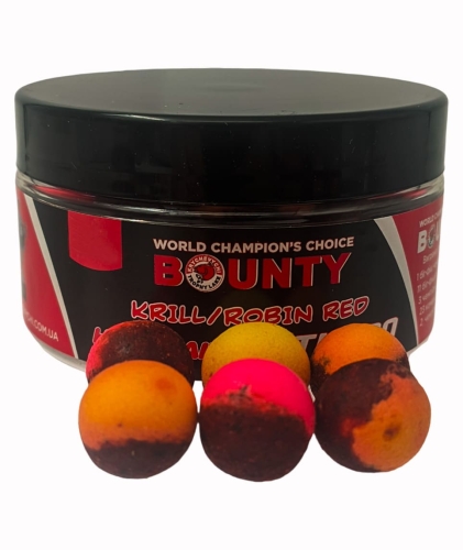 Премиум насадка Bounty Biturbo - Krill / Robin Red 10мм mix colours