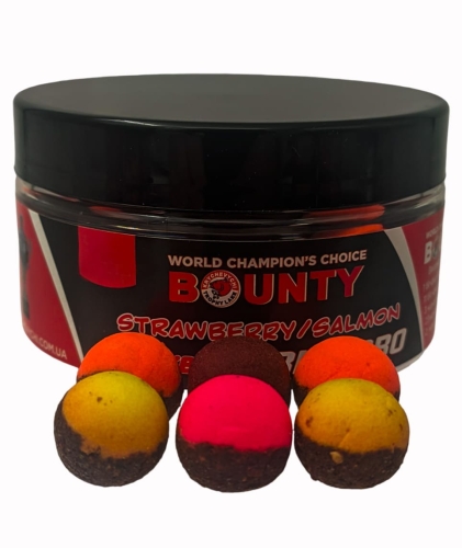 Преміум насадка Bounty Biturbo - Strawberry / Salmon 14мм mix colours