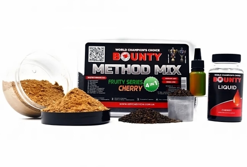Прикормка Bounty Method Mix (4 в 1) 400г - Cherry (вишня)