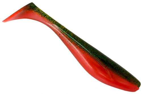 Силікон Fishup Wizzle Shad 5,0" 205 - Watermelon/Flo Orange (4шт/уп)