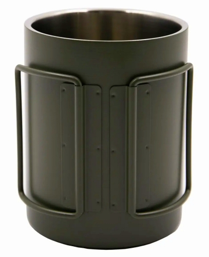 Термокухоль Tramp зі складними ручками та поїлкою 400мл (UTRC-137-olive)