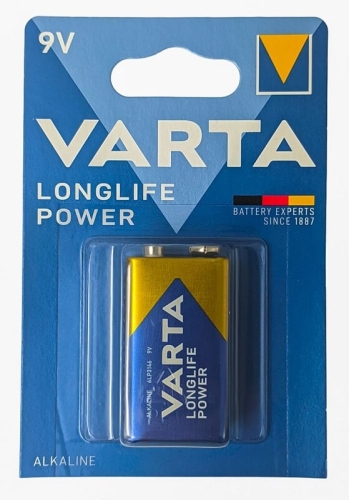 Крона Varta LongLife Power alkaline 6LP3146/9V (1шт/уп)