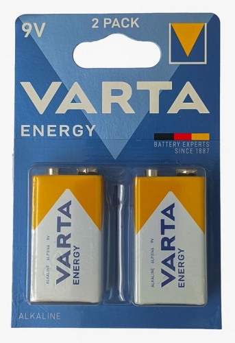 Крона Varta Energy 6LP3146 alkaline 9V (2шт/уп)