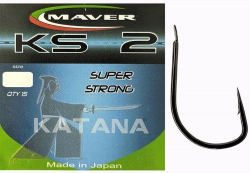 Крючки Maver Katana KS02A №08 (15шт/уп)