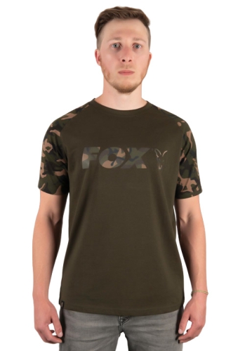 Футболка Fox Chest Print T-Shirt, camo/khaki розм. XXL