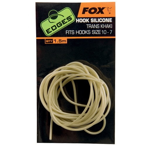 Кембрик для гачків Fox Edges hook silicone Trans khaki 1,5м