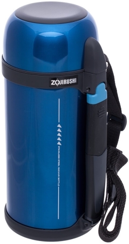 Термос Zojirushi SF-CC15AH 1,5л (складная ручка+ремешок) синий