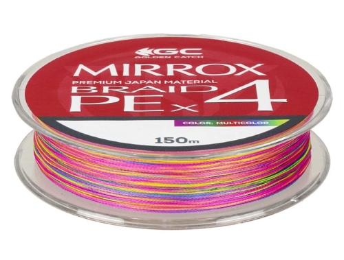 Шнур Golden Catch Mirrox PE X4 150м Multicolor