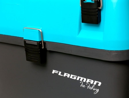 Ящик зимний Flagman 38x37x23см с карманом для удочек