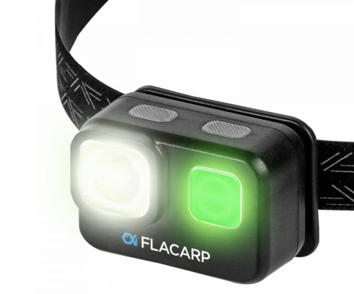 Фонарь налобный Flacarp Headlamp HL2000 (white+green LED color)