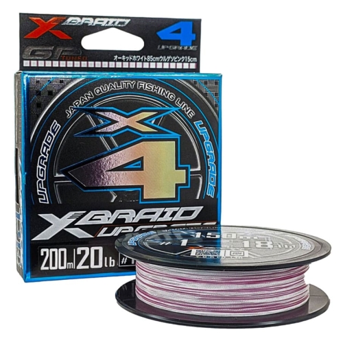 Шнур YGK X-Braid Upgrade X4 200м #3.0/0,296мм 40lb/18,1кг
