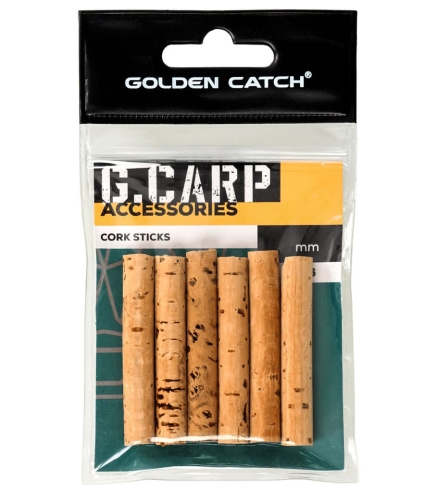 Палочки корковые Golden Catch Carp Cork Sticks 6мм (6шт/уп)