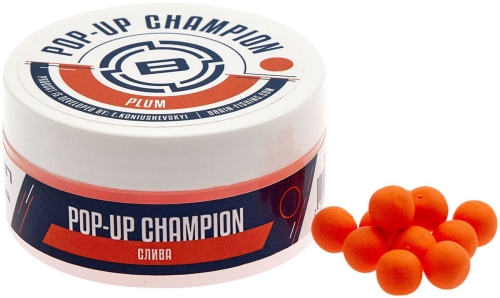 Бойлы Brain Champion Pop-Up - Plum (слива) 6мм