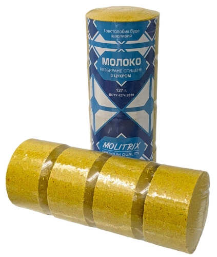 Технопланктон Molitrix "Dinamit" 4x120г (2-6 часов) - Сгущенное молоко