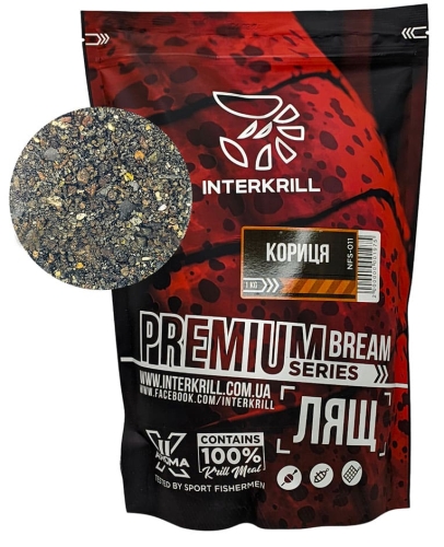 Прикормка Interkrill Premium 1кг Лящ-Кориця