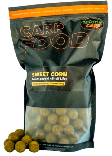 Бойлы Technocarp Sweet Corn (Кукуруза) 14мм 0,5кг