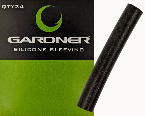 Силіконові трубки для застібок Gardner Covert Silicone Sleeves, brown (24шт/уп)