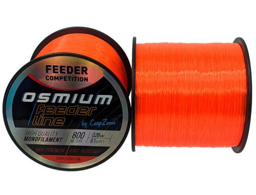 Леска Carp Zoom FC Osmium Feeder Line, fluo orange 800м
