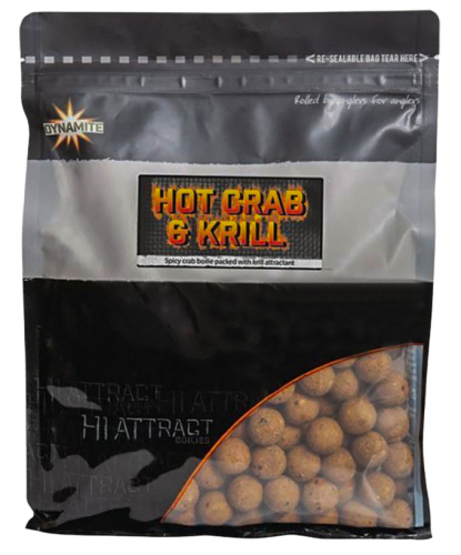 Бойли Dynamite Baits Hot Crab & Krill 1,0кг 15мм (DY1640)