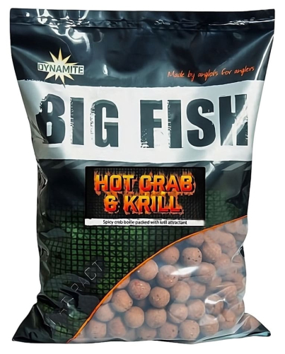 Бойлы Dynamite Baits Hot Crab & Krill 1,8кг 15мм (DY1642)