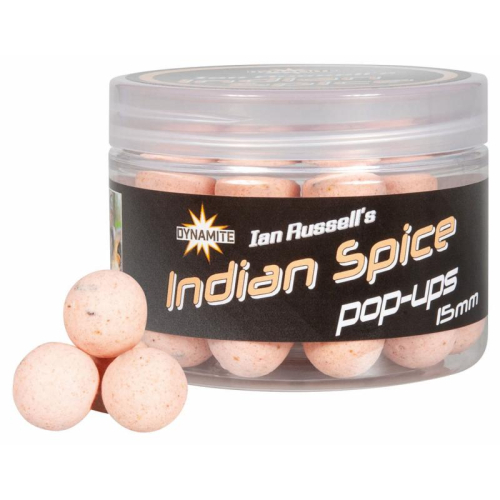 Бойли Dynamite Baits Ian Russell's Indian Spice Pop-Ups 12мм (DY1812)