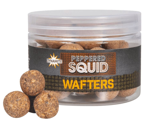 Бойлы Dynamite Baits Peppered Squid Wafters 15мм (DY1690)