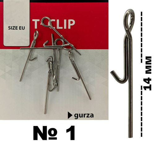 Шпилька Gurza T-Clip (SN-1403) №01 (10шт/уп)