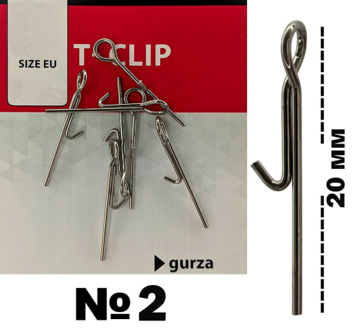 Шпилька Gurza T-Clip (SN-1403) №02 (10шт/уп)